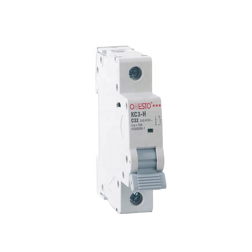 Onesto MINI Circuit Breaker 4 Pole 415V Thermal Magnetic Circuit Breaker 10A 16A 20A 25A 32A 40A 50A 63A MCB Breaker