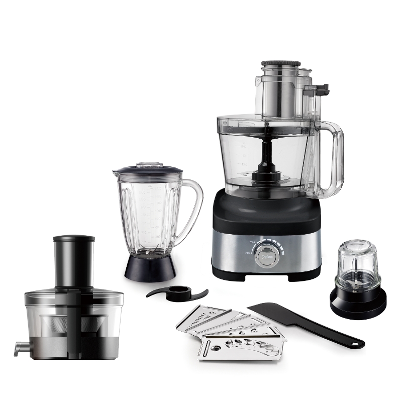 1000W Stainless Steel Food Processor with 3.5L Plastic Bowl Food Grinder for Knead Dough Meat Cooking