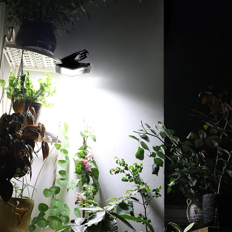 TOACH Solar Clip Light 3500K Warm White Split Solar Panel IP65 Waterproof High CRI 90 No Drill Wall Lamp for Fence Yard Garden