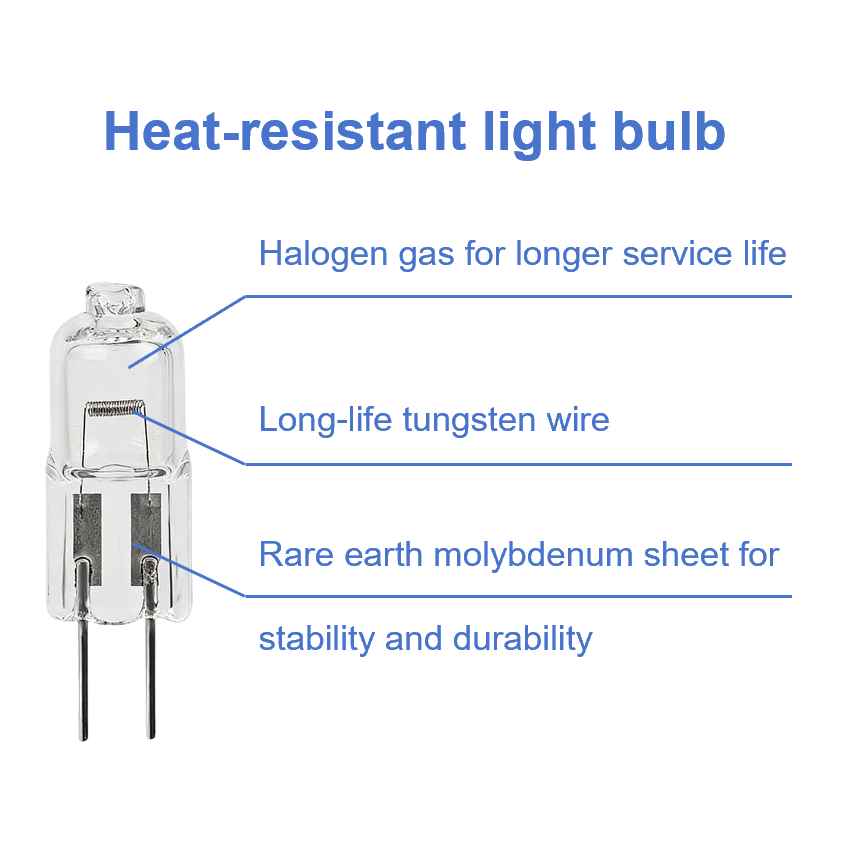 High Quality Dimmable G4 Halogen Landscape Lighting Lamp 10W 20W 35W 12V Glass Bulb
