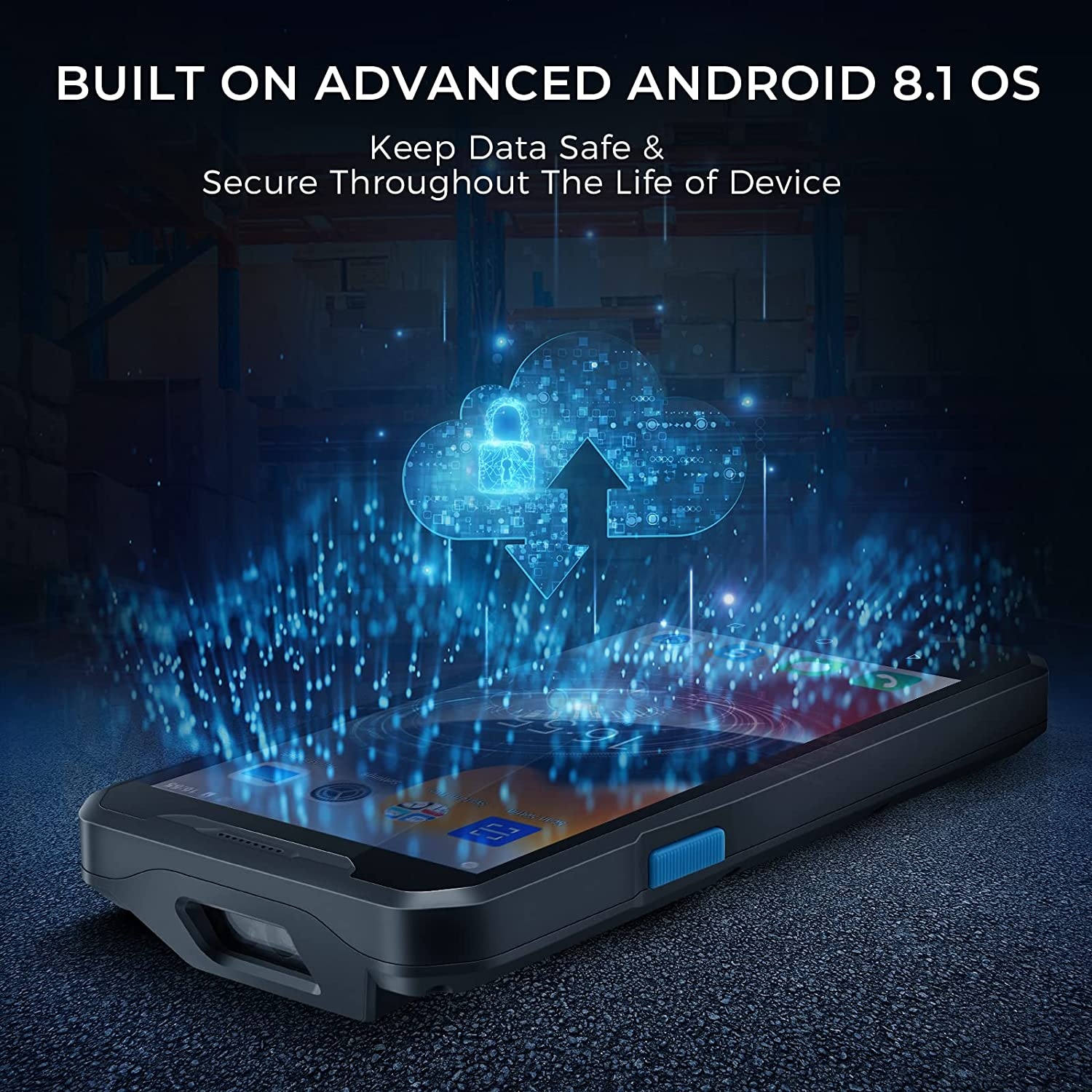 JR 927ML Android 13 4G Ruggedized Wireless Handheld Pda Scanner 1D 2D Qr Barcode Scanner Stock Mobile Data Terminal