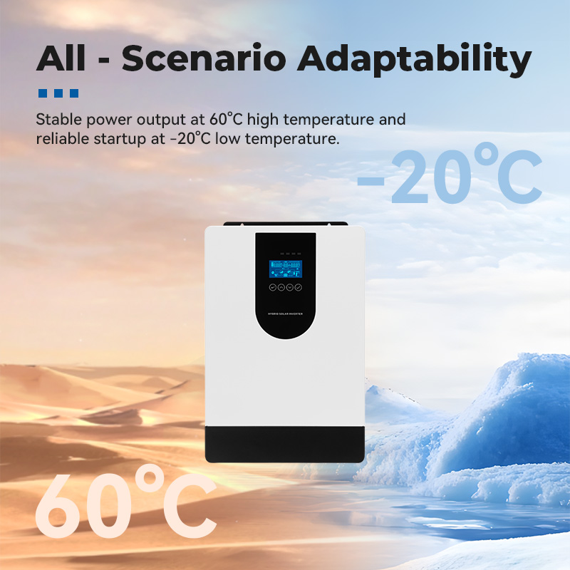KUNGF SOLAR  3.6KW Hybrid Solar Inverter Single Phase Pure Sine Wave Solar Inverter with LED Display Inverter Converters