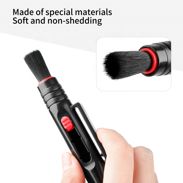 K&F Concept 2-in-1 Plastic Camera Lens Cleaning Brush & Pen for TV Computer Watch Phone Screens-Eco-Friendly