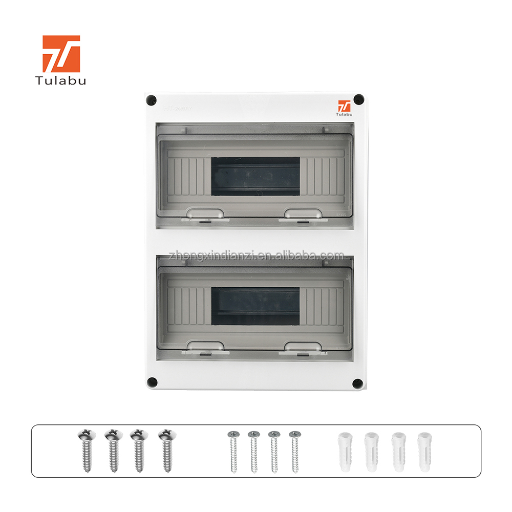 Tulabu HT Series IP65 Waterproof Distribution Box with 63A MCB 8 Sockets Outdoor Power Supply Device