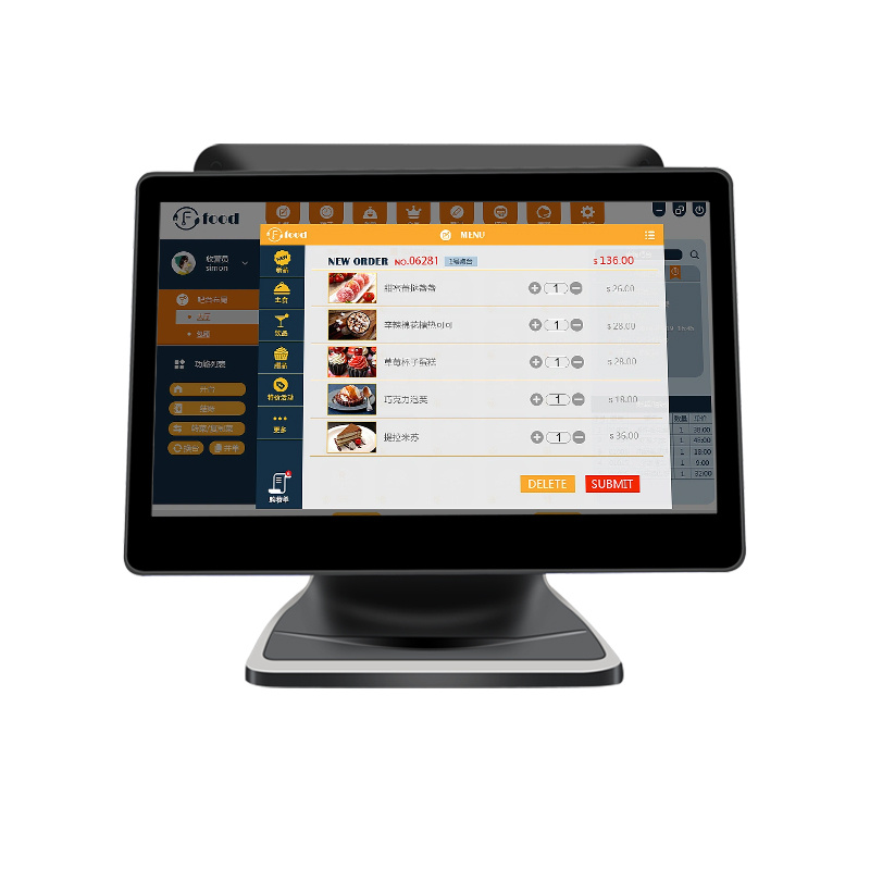 Wholesale Powerful I7 Dual Screen POS Computer with 4+64GB RAM High Volume Retail Cash Register for Fast-paced Environments