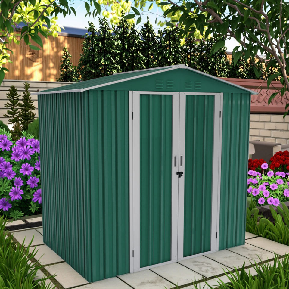 Сборный садовый гараж-хозблок 6x8 DIY Outdoor Storage