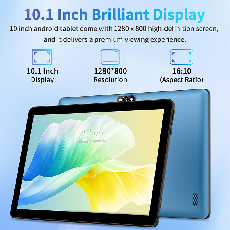 2026 Factory Wholesales Android Tablet 10.1 Inch Quad Core Tablet PC All in One Tablet PC VASOUN M30A with Keytboard Mouse