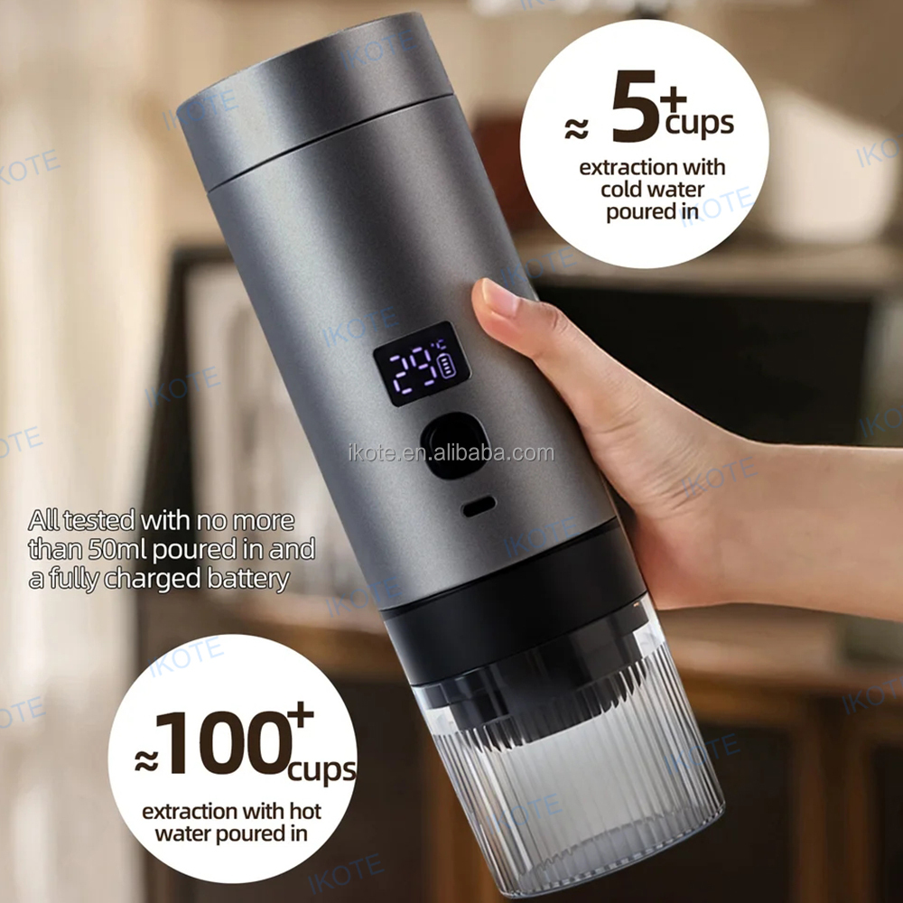 Smart Single-Serve Coffee Makers Portable Espresso Makers Multi Function Hot Cold Brew Capsule Coffee Machine
