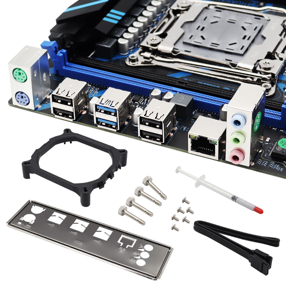 HUANANZHI X99-QD4 Motherboard Four Channel DDR4 Desktop Motherboard Support LGA2011-3 Platform Processor