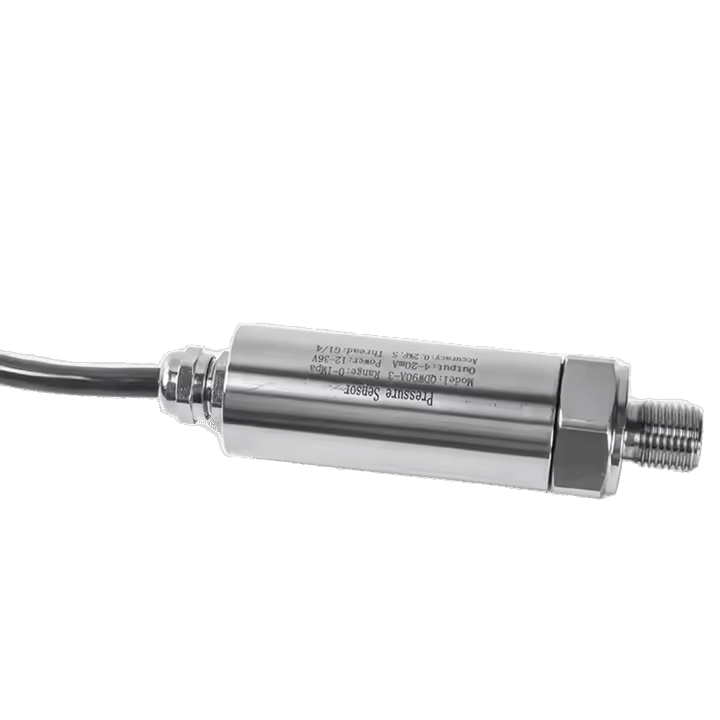 Small Waterproof Pressure Transmitter 0-4bar 0-10bar 0-20bar Pressure Sensor 4-20mA 0-10V 0-5V RS485 M20 * 1.5 Pressure Sensor