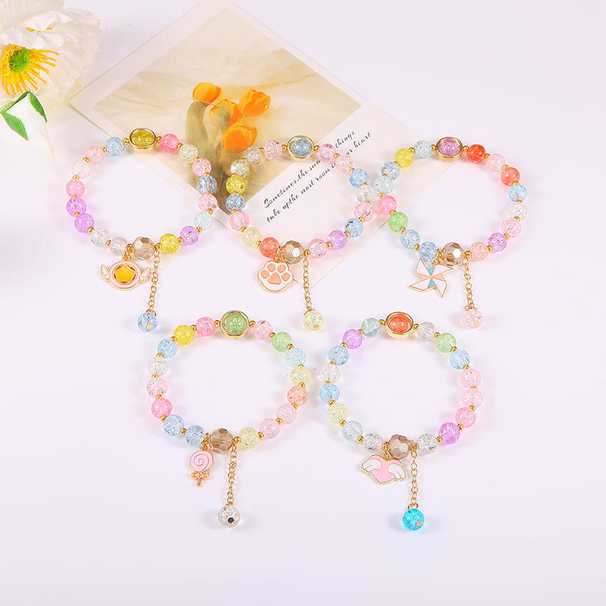 Браслет из аметиста (Kawaii/Sanrio Style)