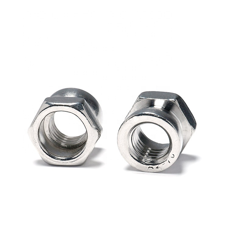 Customized A2 SS304 Anti Theft Twist Security Hex Breakaway Nuts M6 M8 Hex Tamper Proof Shear Nut