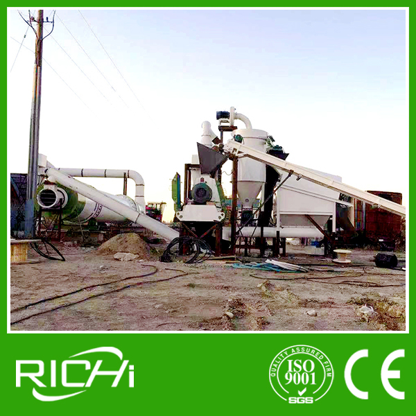 RICHI Low Price Agriculture Forestry Waste Wood Pellet Production Line for Sale