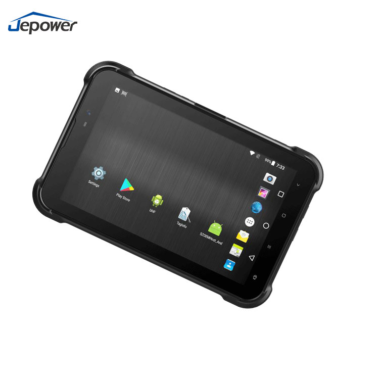 Rugged Octa Core New Industrial Android Tablet PC 8" Touch Screen IP67 4G/NFC 8000mAh Barcode Scanner
