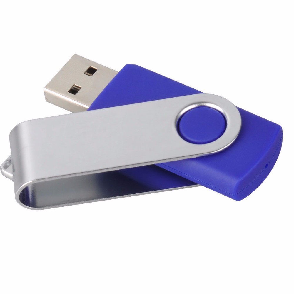 Wholesale 64GB 1GB Swivel USB Flash Drives Cheap Twist USB Sticks Custom Logo Promotional Gifts USB 2.0 3.0 Pendrives
