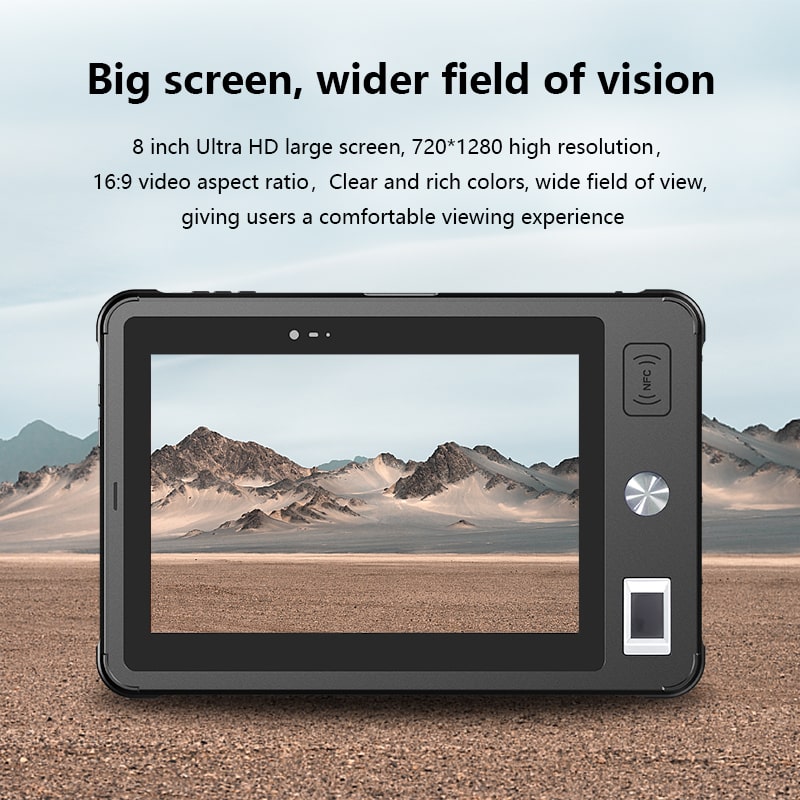 Android 12 2D Barcord Ram Rom 4G Wifi Nfc Gps Rugged Tablet Pc Handheld Touch Panel Android Industrial Rugged Pc