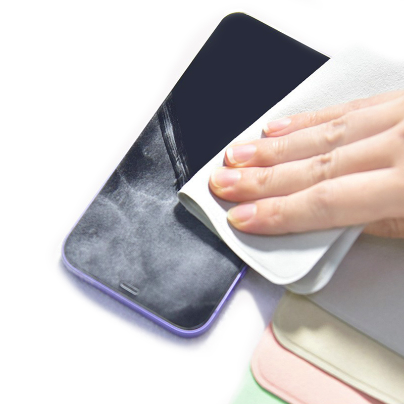 Wholesale Factory Microfiber Cleaning Cloth Screen Eyeglass Cleaning Minimum Order Polishing Cloth for Smart Phone Computer Ipad