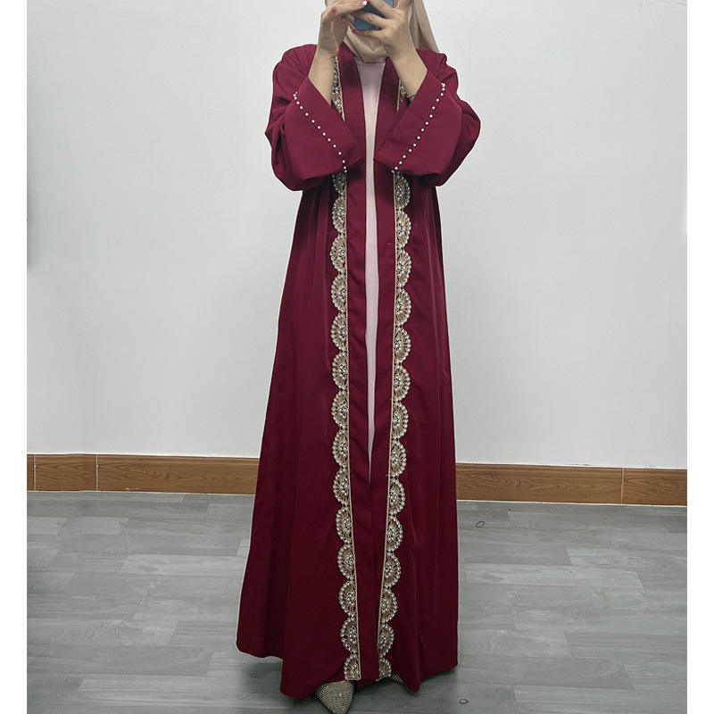 Muslim Open Abaya Long Dress Dubai