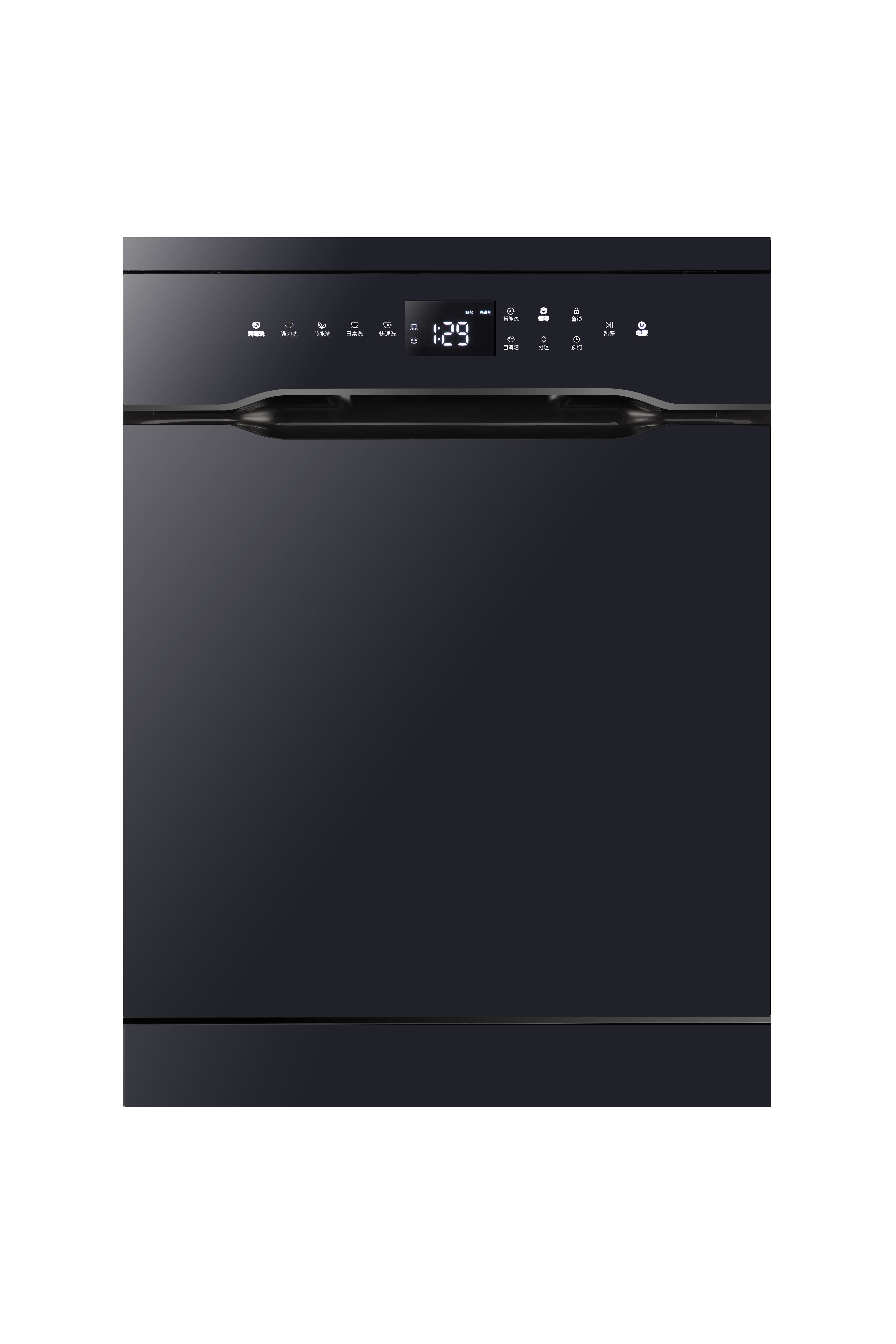 14 Sets PTC Drying Freestanding Dishwasher Tabletop Smart Dishwashers with Auto Open Function