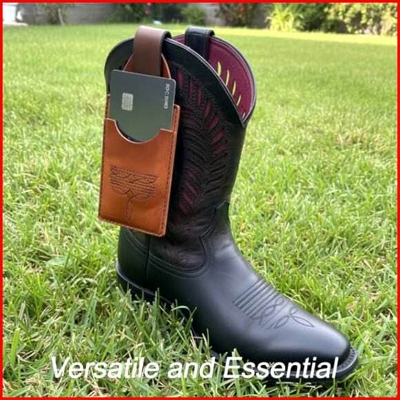Кошелек Western Boot с застежкой-кнопкой