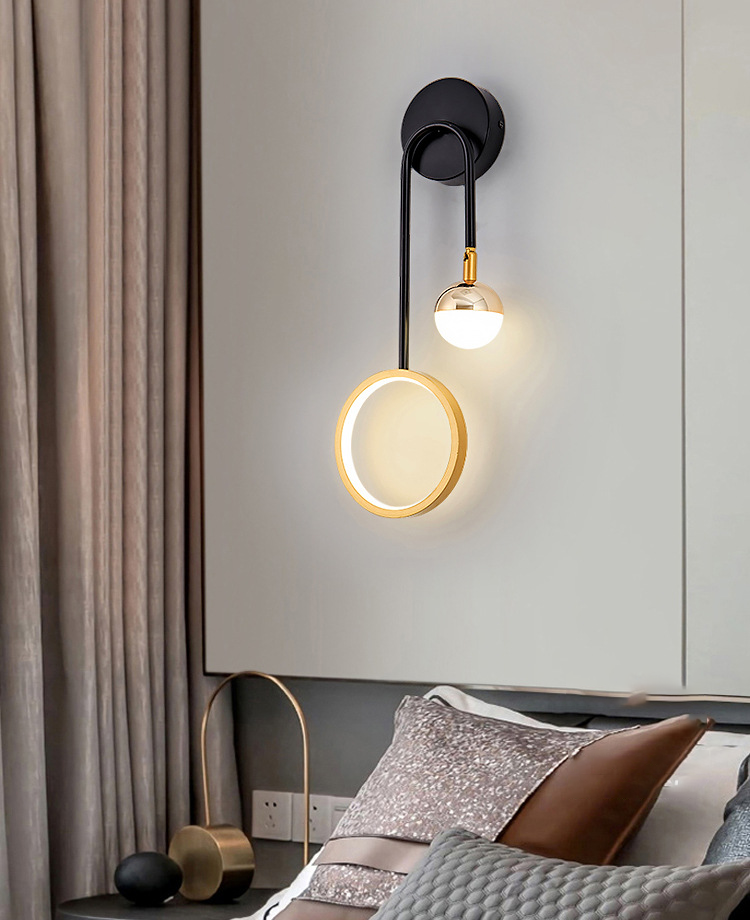 Indoor Luxury Design Decorative Home Modern LED Creative Wall Lamp Corridor Bedroom Bedside Wall Light