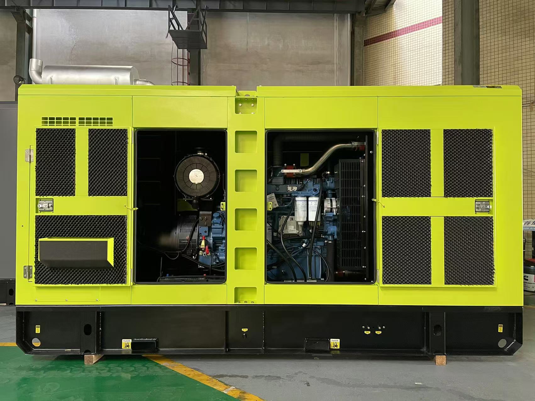 3 Phase Dynamo Silent Diesel Power Plant Perkins Canopy Type Soundproof Generator Set Outdoor Power Generation 220V/380V