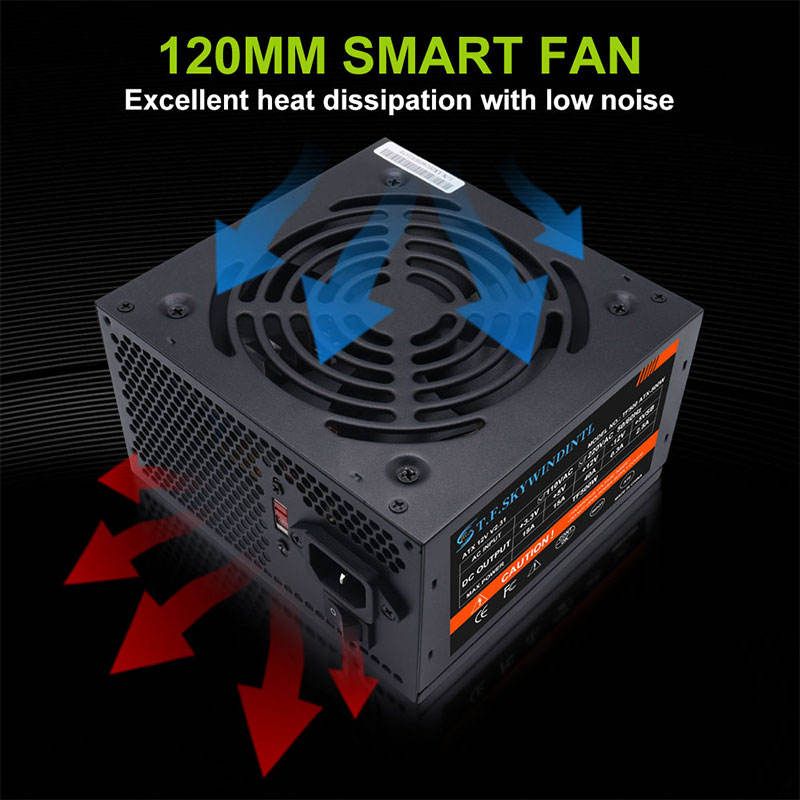 TFDP New PC Components 500W New Style 80Plus Gold ATX PC Power Supply and PSU Power Supplies Unit for Desktop Computers in Stock