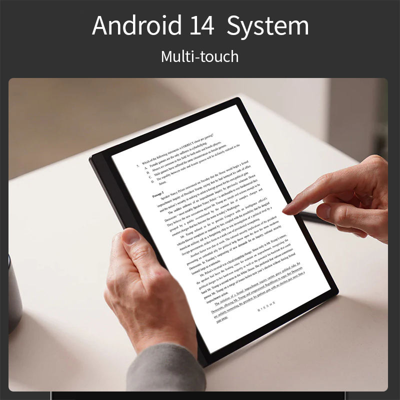 OEM/ODM 10,3-дюймовый планшет E Ink, черно-белый, умный планшет E-Paper для письма, для совещаний, дизайна, творческого скетчинга и заметок