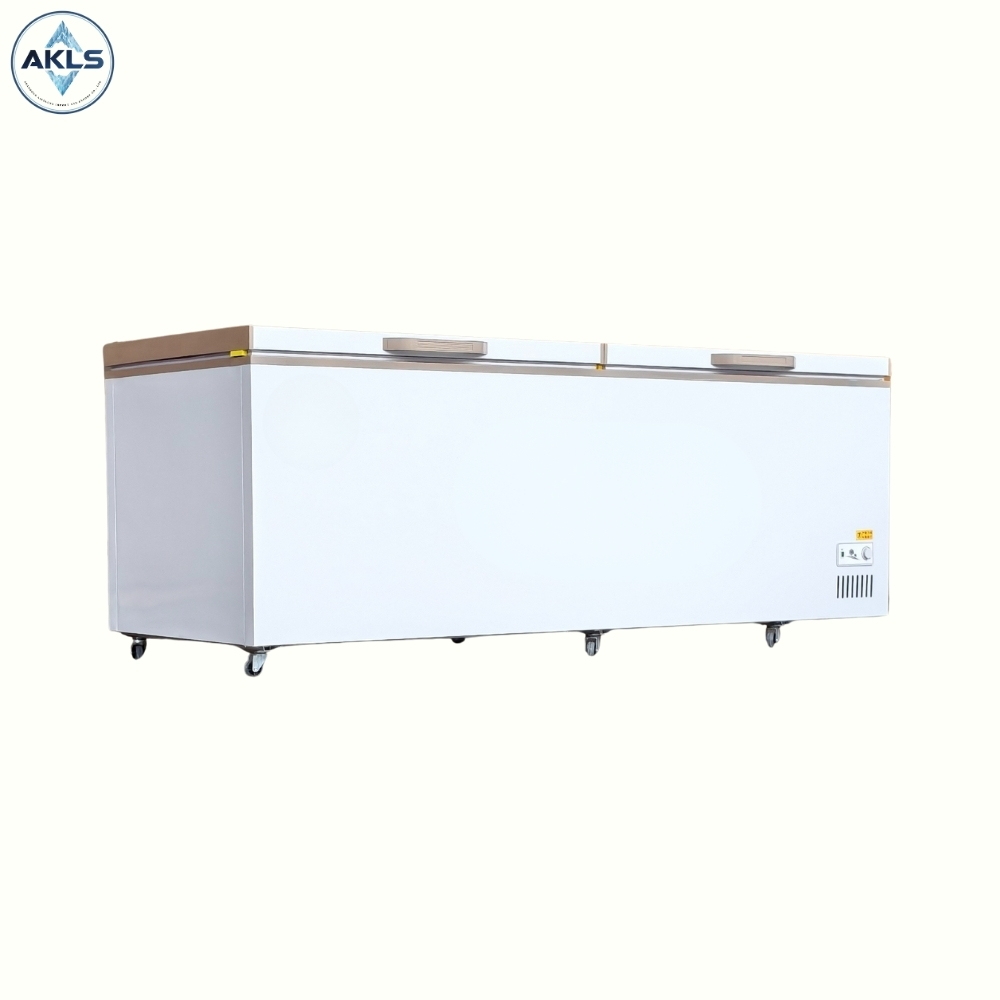 High Quality Wholesale Large Capacity Single Temperature Top Open Commercial Chest Freezer Deep Freezer Refrigerator High Click