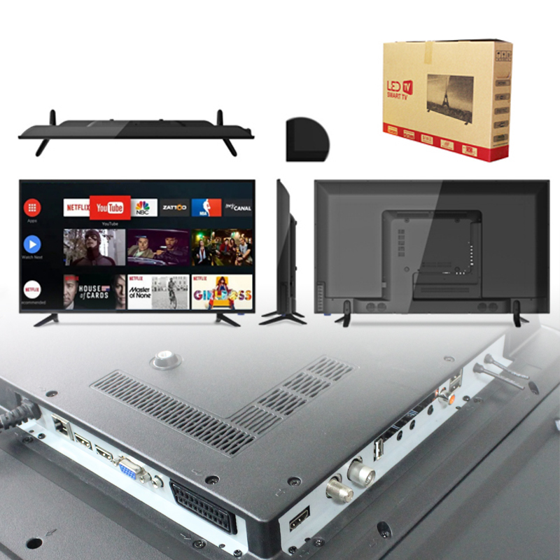 Manufacturer Smart Tv Television 24 32 40 43 50 55 65 Inch LED Tv With Android WiFi