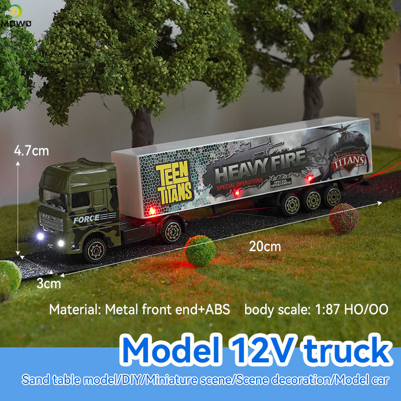 Литая модель грузовика 12V (Миниатюрная сцена)