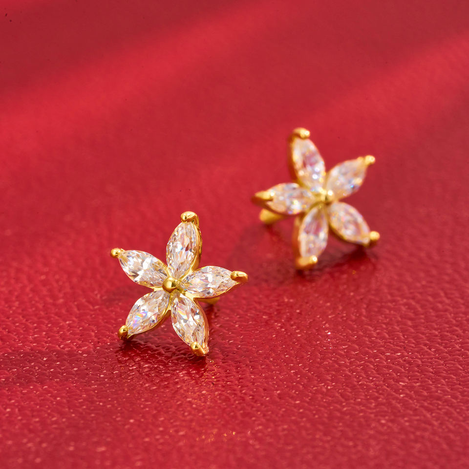 Золотой лабрет Manwei (14K Solid Gold)