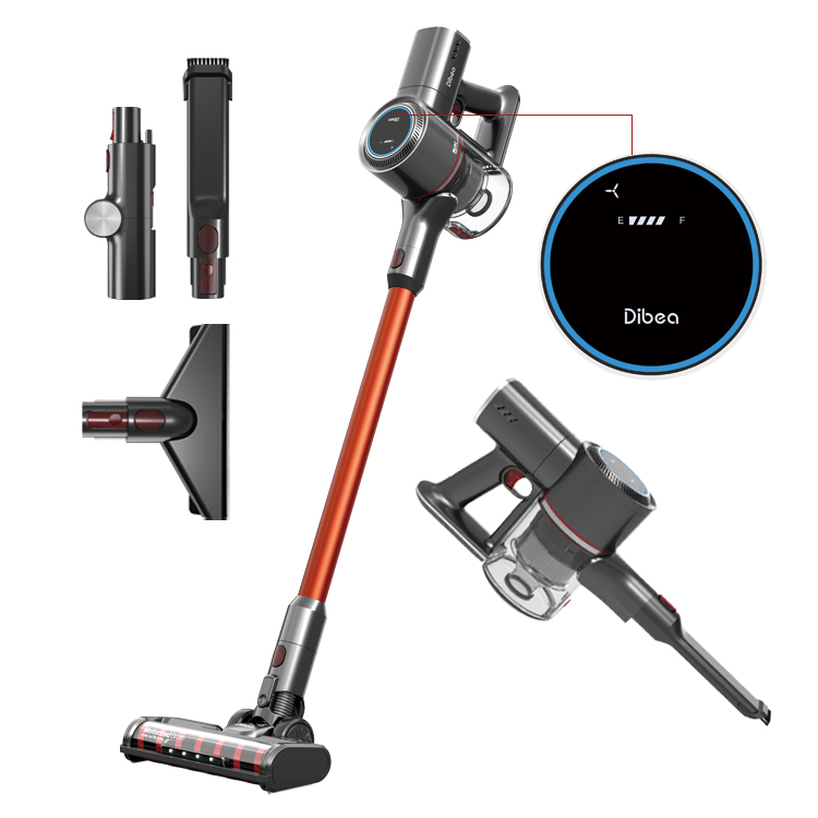 China Factory for G22 Cyclone Strong Suction 4-in-1 HEPA Filter Rechargeable Dry Home Wireless Stick Vacuum Cleaner