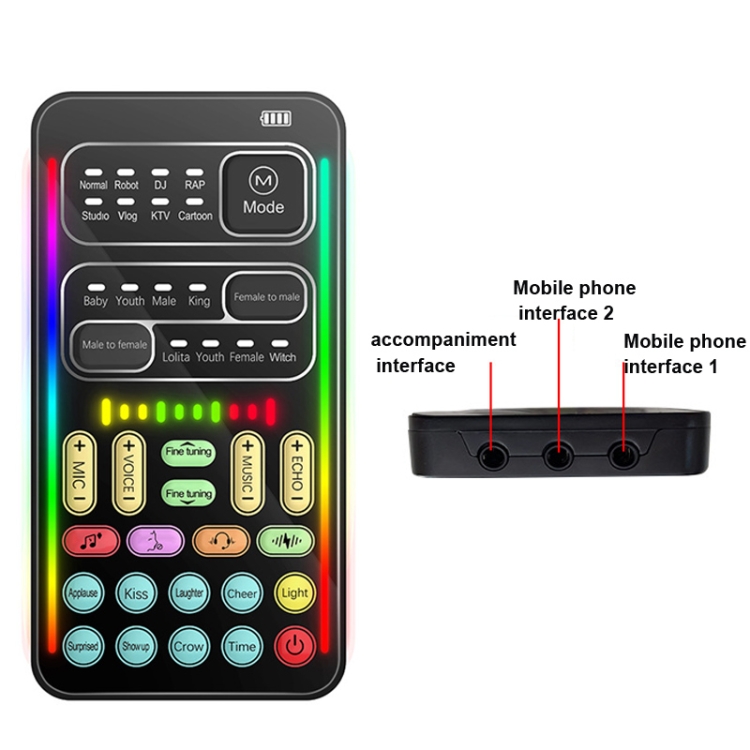Fast Shipping I9 Voice Changer Game Live Broadcast Mobile Computer Sound Card