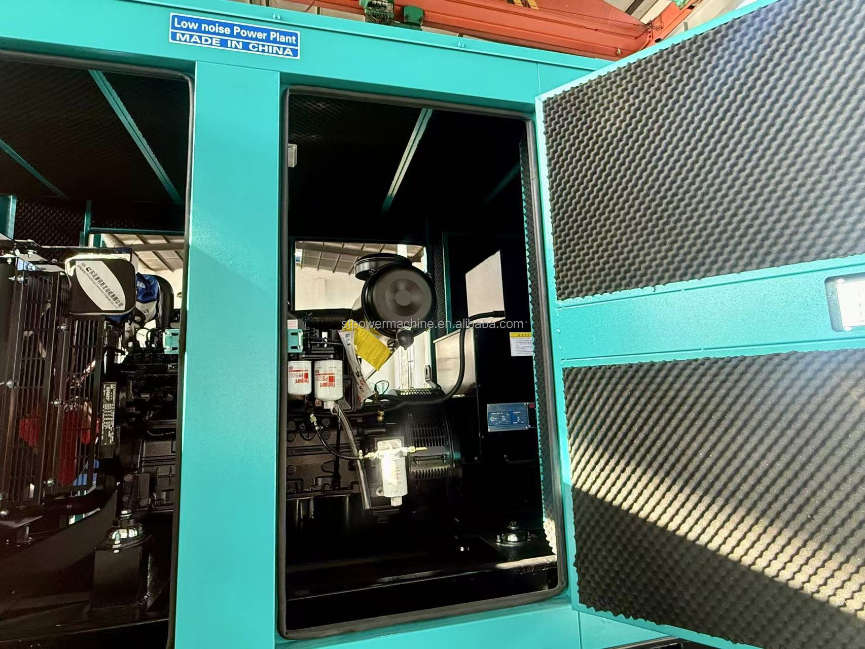 Powerful 80kW 100kVA Silent Type Auto Diesel Generator Set Stamford Alternator Coal Power Plant ATS Automatic Transfer Switch