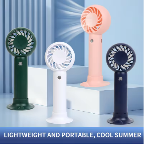 2026 Factory Wholesale Custom logo Portable Mini Fan High Speed Rechargeable USB Handheld Fan Three Speed Fans Cooling for Women