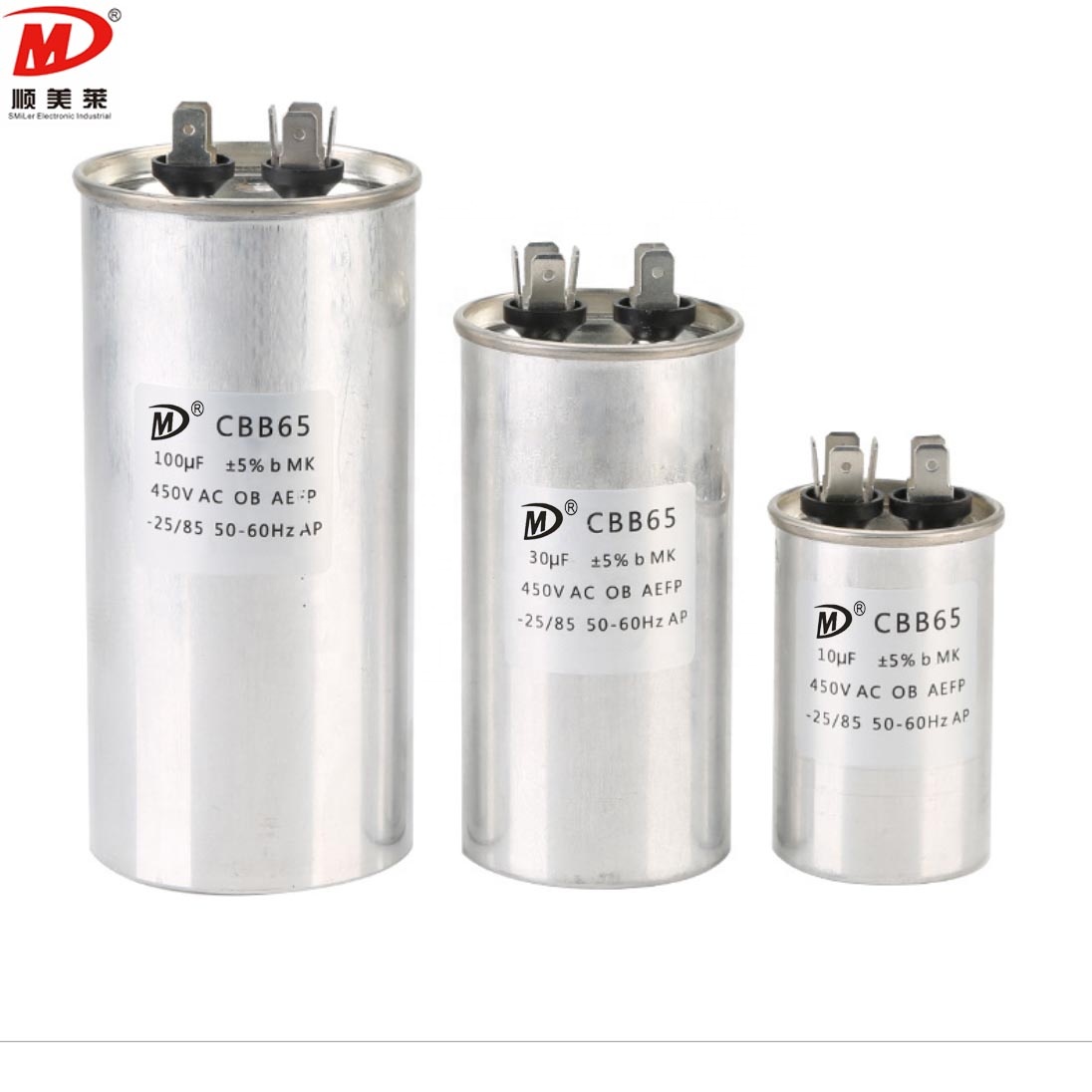 30 Uf MFD 370V 450V AC Motor Run Capacitor AC Capacitor 50/60 Hz CBB65 air Conditioner Parts