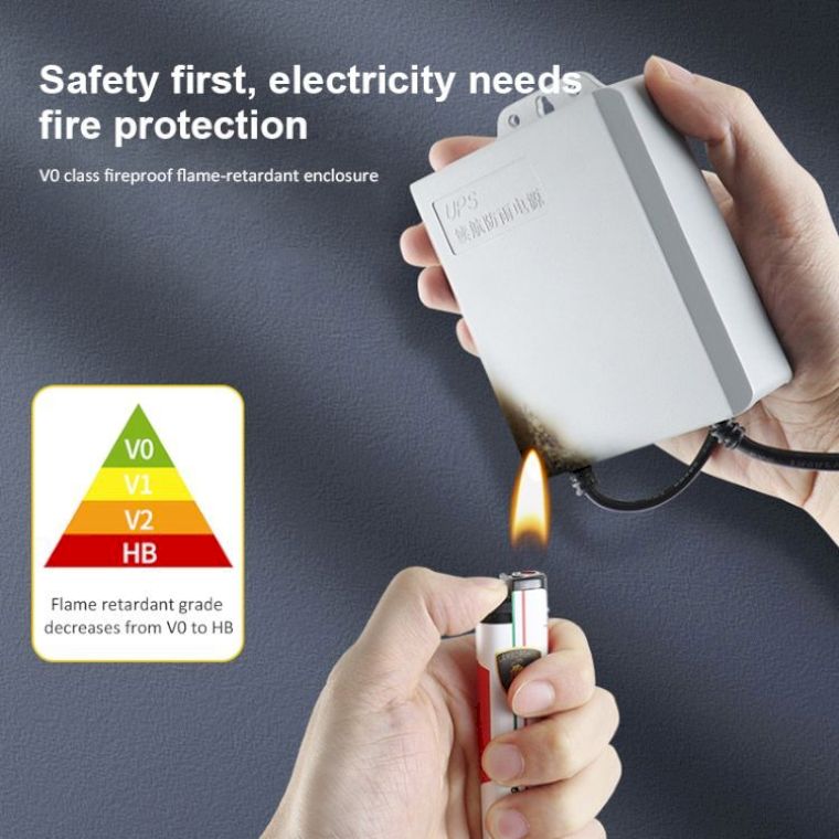 Uninterruptible Power Supplies 12V 2A WiFi Router CCTV IP Camera Modem Mini UPS Outdoor Rainproof Power Mini Ups for Wifi Router