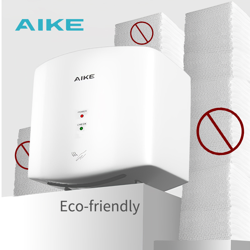 AIKE Automatic Sensor Hands Dryer 1400W High Speed Air Hand Drying Machine Bathroom Toilet Washroom Hand Dryer Best Selling 2022