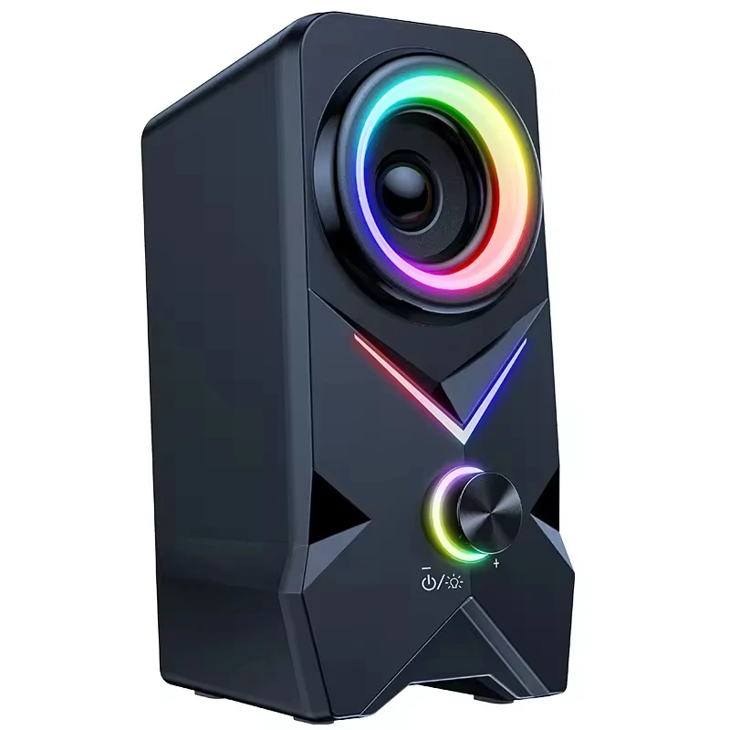 Портативная беспроводная колонка с мощным басом: Bluetooth акустика с динамической RGB подсветкой и поддержкой TWS