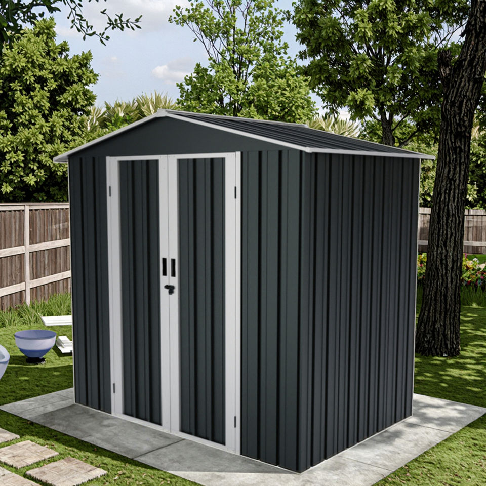 Сборный садовый гараж-хозблок 6x8 DIY Outdoor Storage