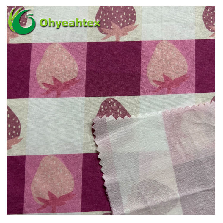 Принтованный поплин (Woven Plain Print)