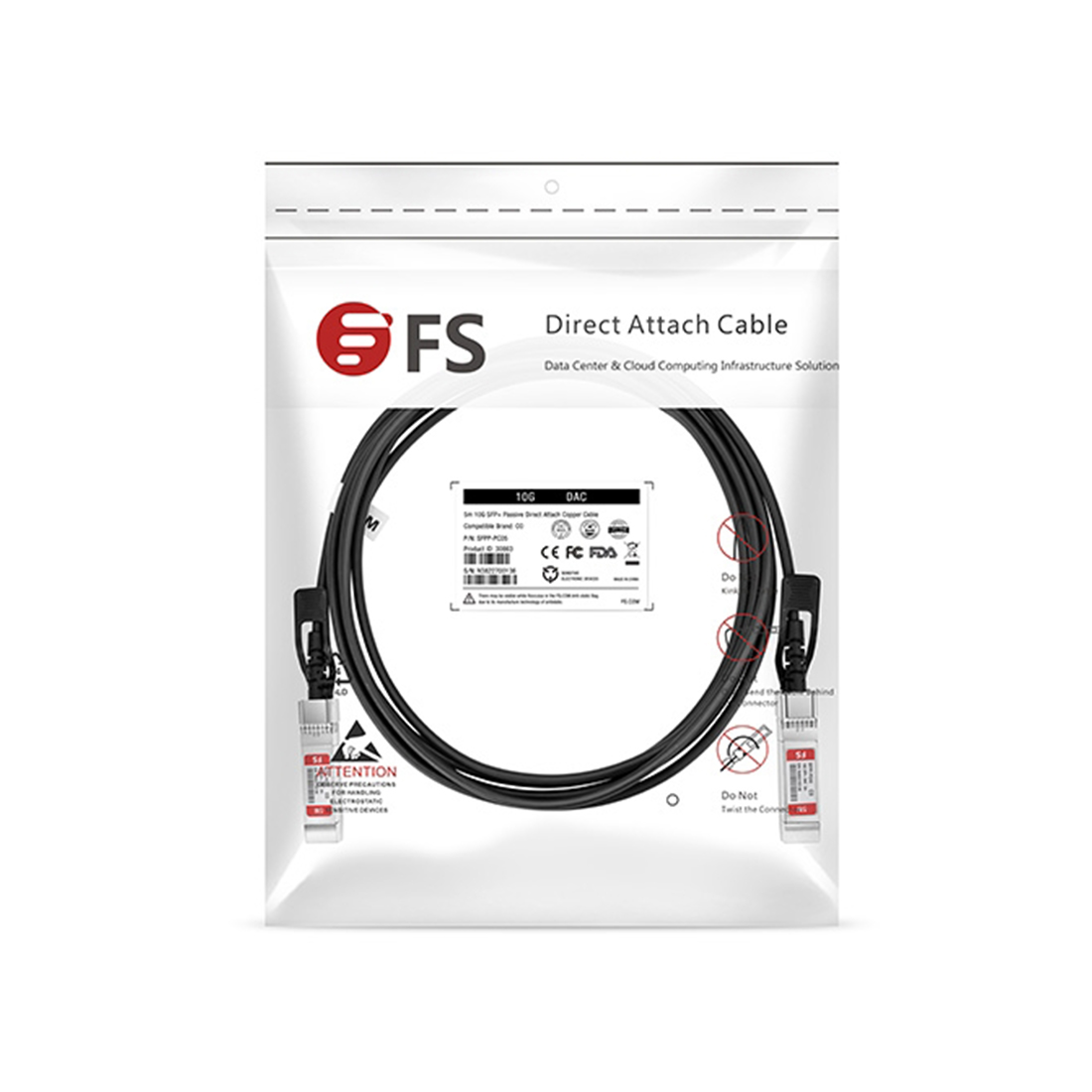 Пассивный кабель H3C LSWM1STK SFP+/SFP+, 0.5 м