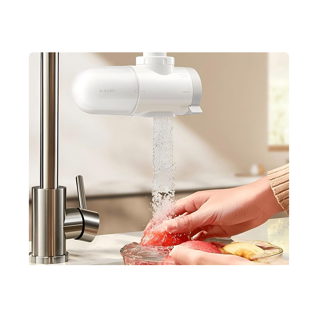 Очиститель воды, Xiaomi, Faucet Water Purifier Белый,(BHR9098GL/MJLTJSQDB03), Применимая температура 4С-50С, Давление 0.1-0.4 Мпа , Белый