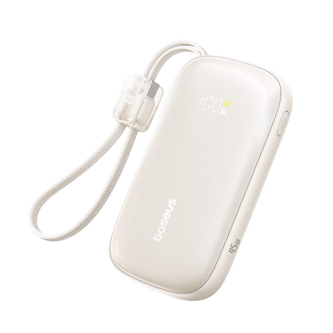 Портативный внешний аккумулятор, Baseus, EnerFill FC21 Qpow 3 Ultra (E0027Q01), 10000mAh, 45W, Титановый