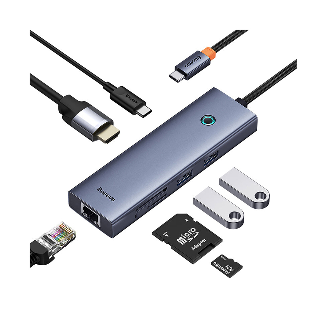 Док-станция Baseus UltraJoy Series 7-Port HUB