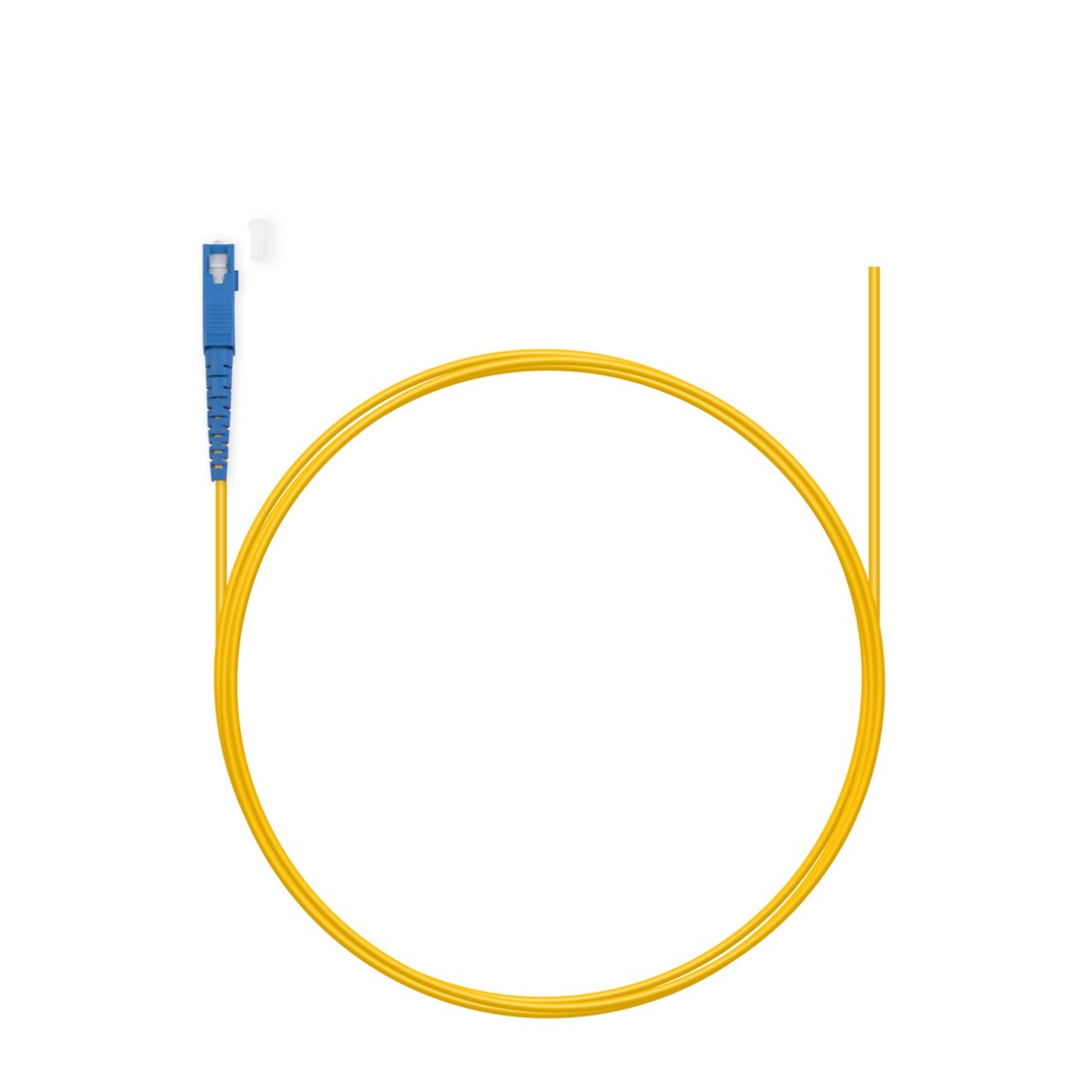 Пигтейл Оптический SC/UPC SM 9/125 0.9 мм 1.5 м, Жёлтый, LSZH, Полный пакет