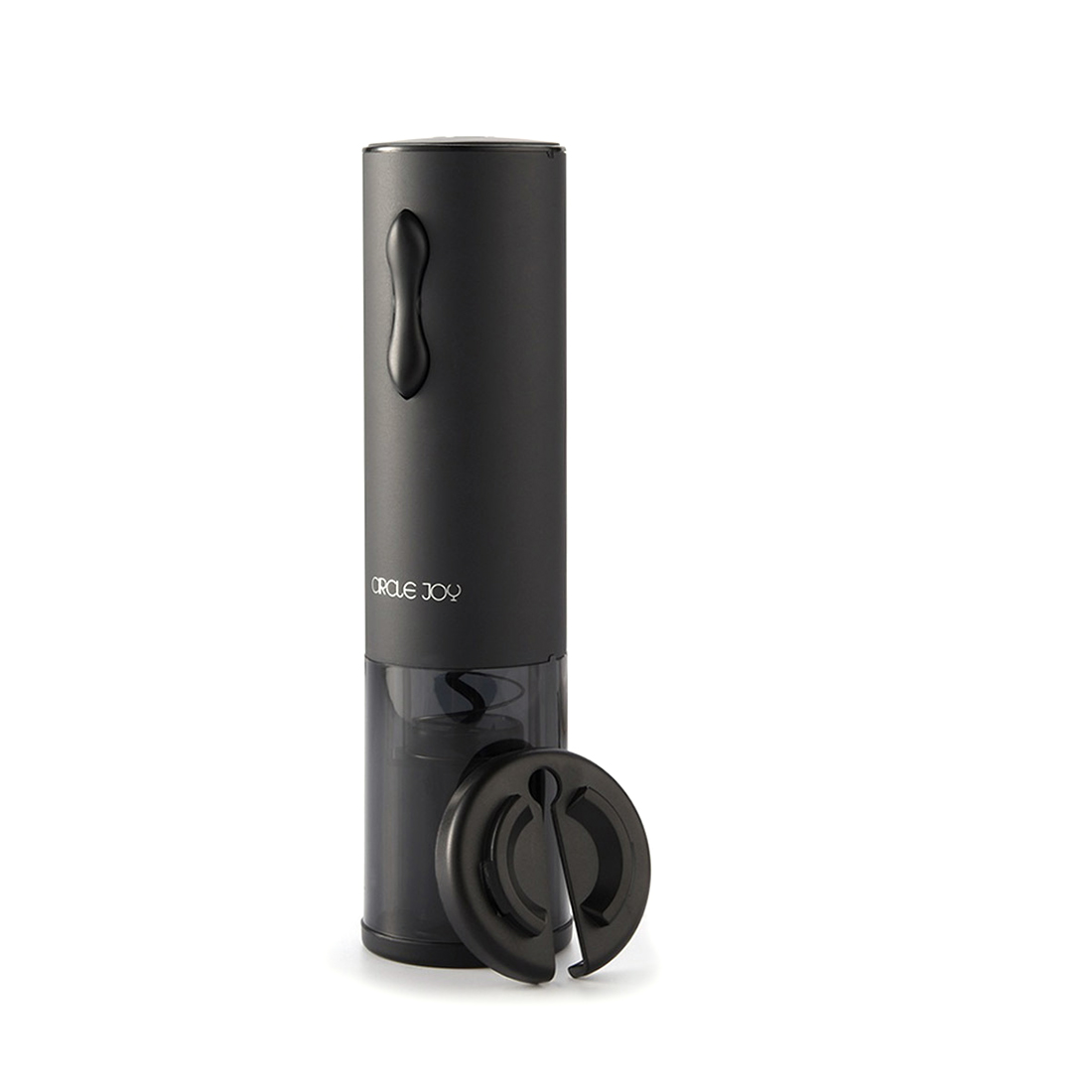 Автоматический штопор, Circle Joy, Mini Electric Wine Opener, CJ-EKPQ04, Высота 18.3 см, Диаметр 4,8см, Сталь, Ёмкость аккумулятора 500 мАч, В комплекте: кабель Micro USB для зарядки, нож для удаления фольги. тип зарядки: USB. совместимость: с горлышком бутылок диаметром 35 мм. параметры входа: 220 В~50 Гц, Уровень шума: до 75 дБ, Черный