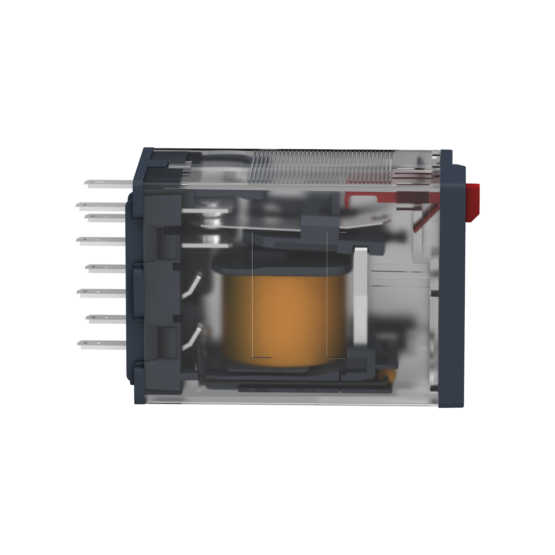 Реле интерфейсное RXM, SE, RXM2AB2P7, светодиод 12А 230В перем. тока 2CO