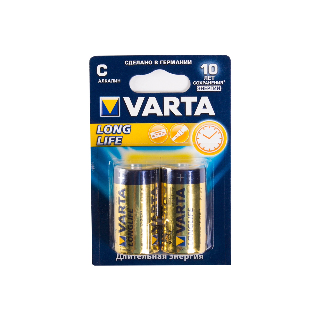 Батарейка VARTA LR14 Longlife C 1.5 V 2 шт. Блистер